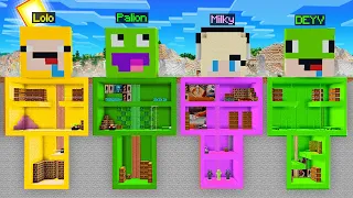 TAJNA BAZA PALION vs LOLO vs DEYV vs MILKY w Minecraft!