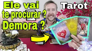 Ele vai me procurar tarot ? Demora ? Ele vai falar comigo ? Como ele esta em relação a mim tarot