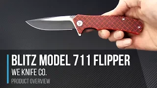 WE Knives Blitz 711 VG10 Torx Liner Lock Flipper Overview