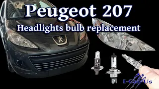 Peugeot 207 headlight bulb replacement - Tutorial