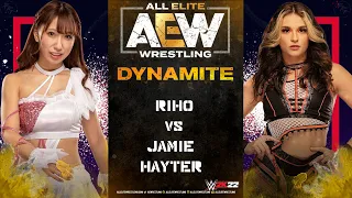 WWE 2K22 (PS5) Riho vs Jamie Hayter