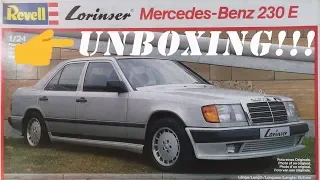 UNBOXING Mercedes-Benz 230E LORINSER (Revell)