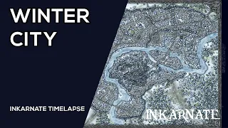 Winter City | Inkarnate Timelapse