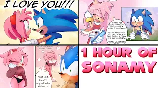 1 HOUR of Sonic x Amy - Sonamy Comic Dub MEGA COMP