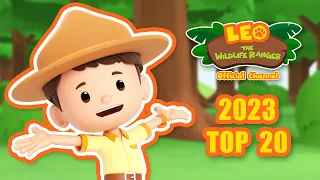 🎀✨ TOP 20 MOST POPULAR ANIMALS OF 2023! 💯🎉 | Leo the Wildlife Ranger | Kids Cartoons