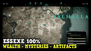 Assassin's Creed Valhalla Essexe All Collectibles (Wealth, Mysteries, Artifacts)