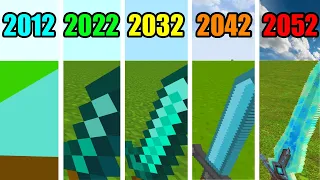 sword in 2012 vs 2022 vs 2032 vs 2042 vs 2052