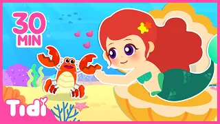 Sea Animal Songs Compilation +30m | Best Buddies In the Sea | Nursery Rhymes & Kids Song