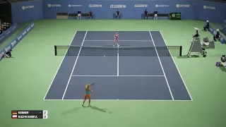 Angelique Kerber vs Agnieszka Radwanska - UPDATE 1.15 - AO Tennis PS4 Gameplay