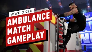 WWE 2K24: Full Ambulance Match Gameplay