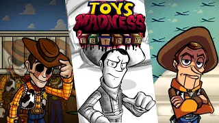 Characters and gachatubers React to Toys madness friday| toy story.exe mod