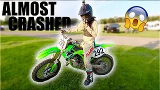 NEW KX125 2 STROKE FIRST RIDE...