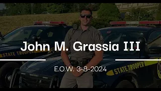 Funeral Procession for John Grassia, US Army Chief Warrant Officer 2 and NYS Trooper