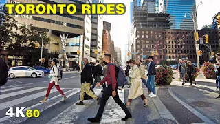 Rush Hour in Toronto's Financial District - Downtown Ride  (Oct 2021)