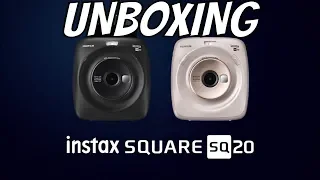 Unboxing FUJIFILM INSTAX SQUARE SQ20 Instant Film Camera