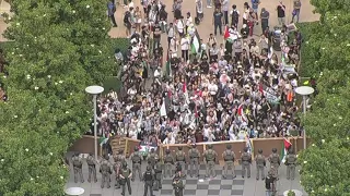 Latest as police clearing protesters on University of Texas at Dallas campus