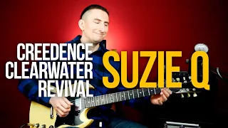 Как играть Suzie Q Creedence Clearwater Revival CCR на гитаре