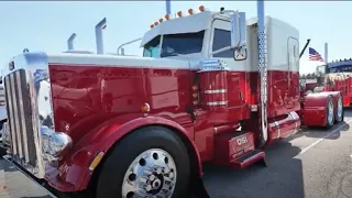 Incredible  Vintage racing Truck Trailers  at MATS Truck Show