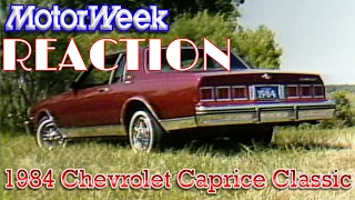 1984 Chevy Caprice (Reaction) Motorweek Retro Review