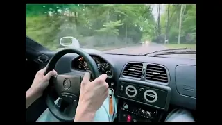 Enjoying in Mercedes AMG CLK-GTR