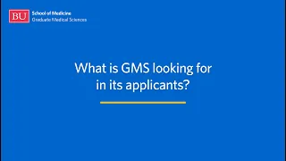 What Is GMS Looking For In Its Applicants?