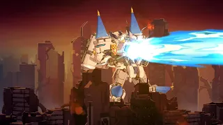 Guardian Tales World 18-6 Attack On Heavenhold Gundam