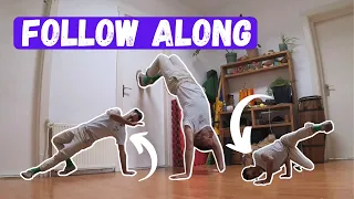 CAPOEIRA drills for strong flexible shoulders and knees | Follow along KAHPU training