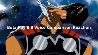 Beta-Ray Bill Voice Comparison Reaction