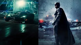 Batman V Superman batmobile chase with the Dark Knight theme