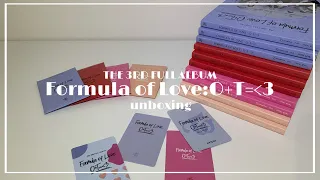 【TWICE】formula of love unboxing/10形態開封動画　ヨントントレカ　ラキドロ