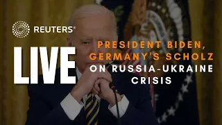 LIVE: President Biden, Germany's Scholz speak about Russia-Ukraine crisis
