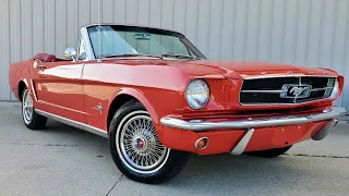 SOLD! SOLD! SOLD! 1965 Ford Mustang Convertible! For Sale at JJs Motorcars!