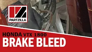 How to Bleed the Brakes on a Honda VTX 1800 | Partzilla.com