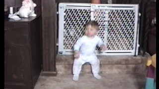 Me Walking My First Step on Easter (March 30, 1997)