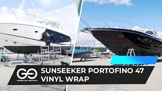 Sunseeker Portofino 47 Vinyl Wrap