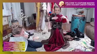 Lindsey Stirling Making Costume - Twitch Livestream (05/17/2021)