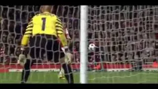 Arsenal v Barcelona 2-1 Van Persie and Arshavin goals 2011