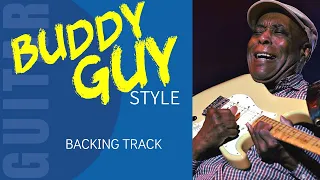 BUDDY GUY Blues Guitar Backing Track jam in A7  (AV37)