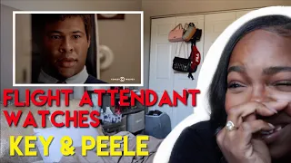 Real Flight Attendant Reacts to KEY AND PEELE "Turbulence"