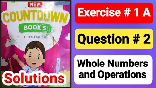 countdown book 5 unit 5 |whole numbers & operations|addition|subtraction| multiplication|division