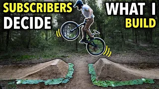 Building a New Gap Jump and Berm on our Backyard MTB Trail! // Choose Your Own Trail Part 3