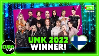 THE RASMUS WIN UMK 2022! (REACTION) // 🇫🇮 Finland Eurovision 2022