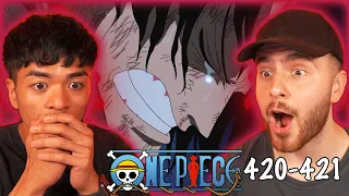 WHITEBEARD IS ACE'S FATHER!?! WTF!! - One Piece Episode 420 & 421 REACTION + REVIEW!