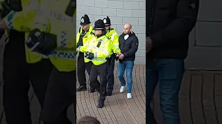 Newcastle United, a man is arrested