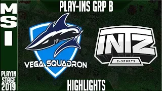 VEG vs ITZ Highlights | MSI 2019 Play-In Stage - Group B Day 2 | Vega Squadron vs INTZ e Sports Club