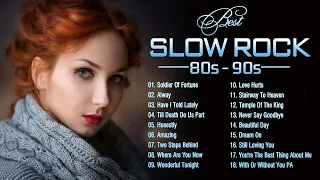 Scorpions, Aerosmith, Bon Jovi, U2, Ledzeppelin 💯 Best Slow Rock Ballads 80s, 90s