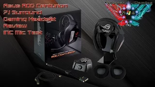 Asus ROG Centurion 7.1 Surround Headset Review inc mic test