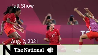 CBC News: The National | Team Canada soccer, Quebec police shooting, Coyote attacks