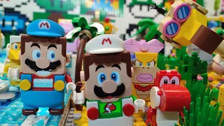 LEGO Super Mario 2023 Fire and ICE Level MIX!