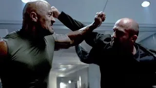 Hobbs vs Deckard Shaw || Fight scene || Fast and furious 7 Scene.